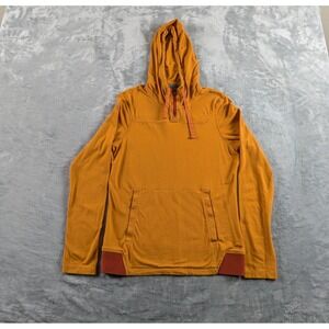 Outdoor Research Red Rock Hoodie Women Small Orange 1/4 Zip Pullover Hiking
